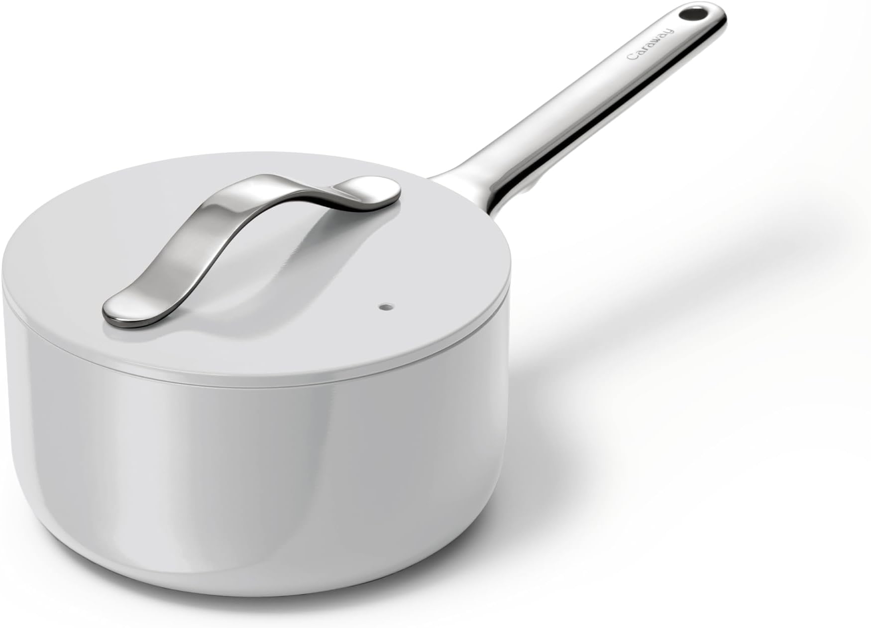 - Nonstick Ceramic Sauce Pan with Lid (1.75 qt) - Non Toxic, PTFE & PFOA Free - Oven Safe & Compatible with All Stovetops (Gas, Electric & Induction) - Gray