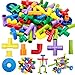 Onshine 72 Pezzi Mattoncini Costruzioni di Blocchi di Tubi Giocattolo Giochi Puzzle Educativi Regalo per bambini 3 4 5 anni