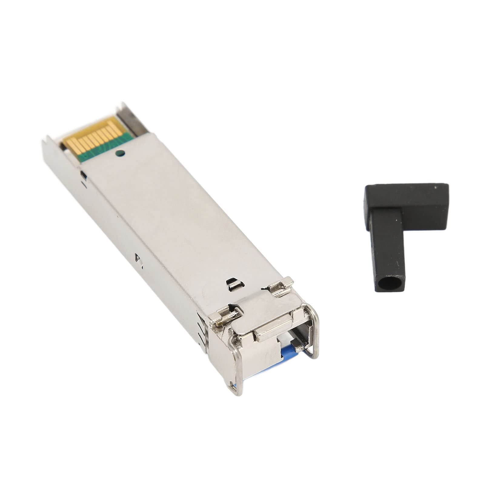 Acouto Ricetrasmettitore SFP da 1,25 Gbps Modulo Ottico SFP in Fibra Monomodale TX1310nm da 1,25 Gbps per Trasferimento Server Router Switch Fibra /TX1310 Singola Ottica Bassa La modalità Nm Adotta