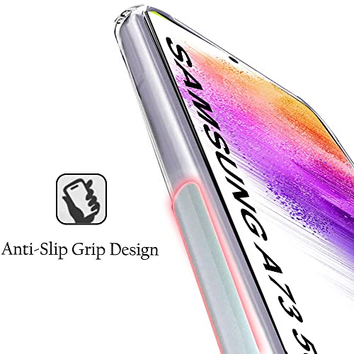 Image of TheGiftKart Back Cover Soft Case for Samsung Galaxy A73 5G | Best Camera Protection | Inbuilt Dust Plugs & Anti-Slip Grip | Ultra Clear Slim Back Case Cover (Silicone, Transparent)