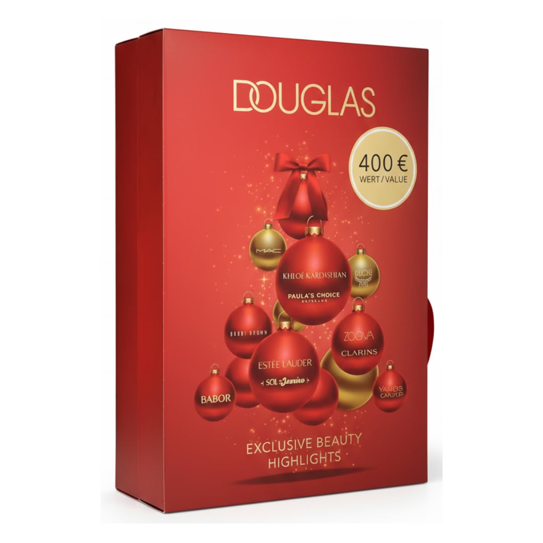 Douglas Adventskalender 2025 Frauen, Exclusive mit Pflegeprodukte, Make-up, Luxus Kosmetik Set, Advent Kalender Beauty für Frau und Damen, Advent Calendar, Weihnachtskalender 2025 (Wert 400€)