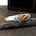 925 Silver Plated Natural Tiger Eye Cuff Bangle Bracelet for Women – Handmade Bohemian Jewelry – Brown Gemstone June Birthstone Fashion Statement Bangle – Gift for Anniversary, New Year