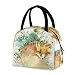 RELEESSS Isolierte Lunchtasche Wasserfarben Fuchs Tote Kühltasche Wiederverwendbare Kühltasche für Damen Herren Mädchen Jungen