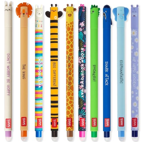 Stylos effaçables LEGAMI lot de 10 parfaits pour organiser votre bullet journal et vos notes