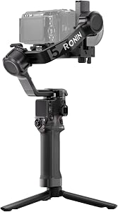 DJI RS 5, Gimbal Stabilizer for Camera, Canon/Sony/Nikon/Fujifilm | Fine-Tuning Knobs, 2nd-Gen Automated Axis Locks, Quick-Open Tripod, Z-Axis Indicator
