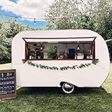 Sistema completo de catering móvil para remolques de alimentos de café personalizado para vendedores ambulantes y festivales