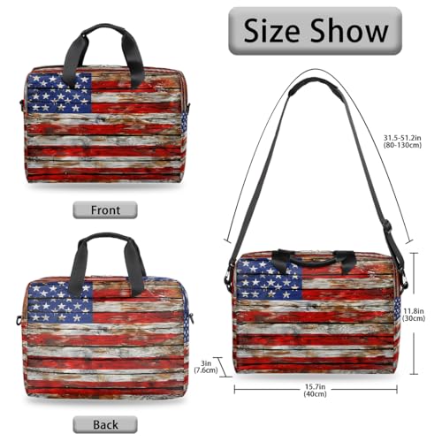 Bolso para Laptop con diseño retro americano 13-16 pulg miniatura 6