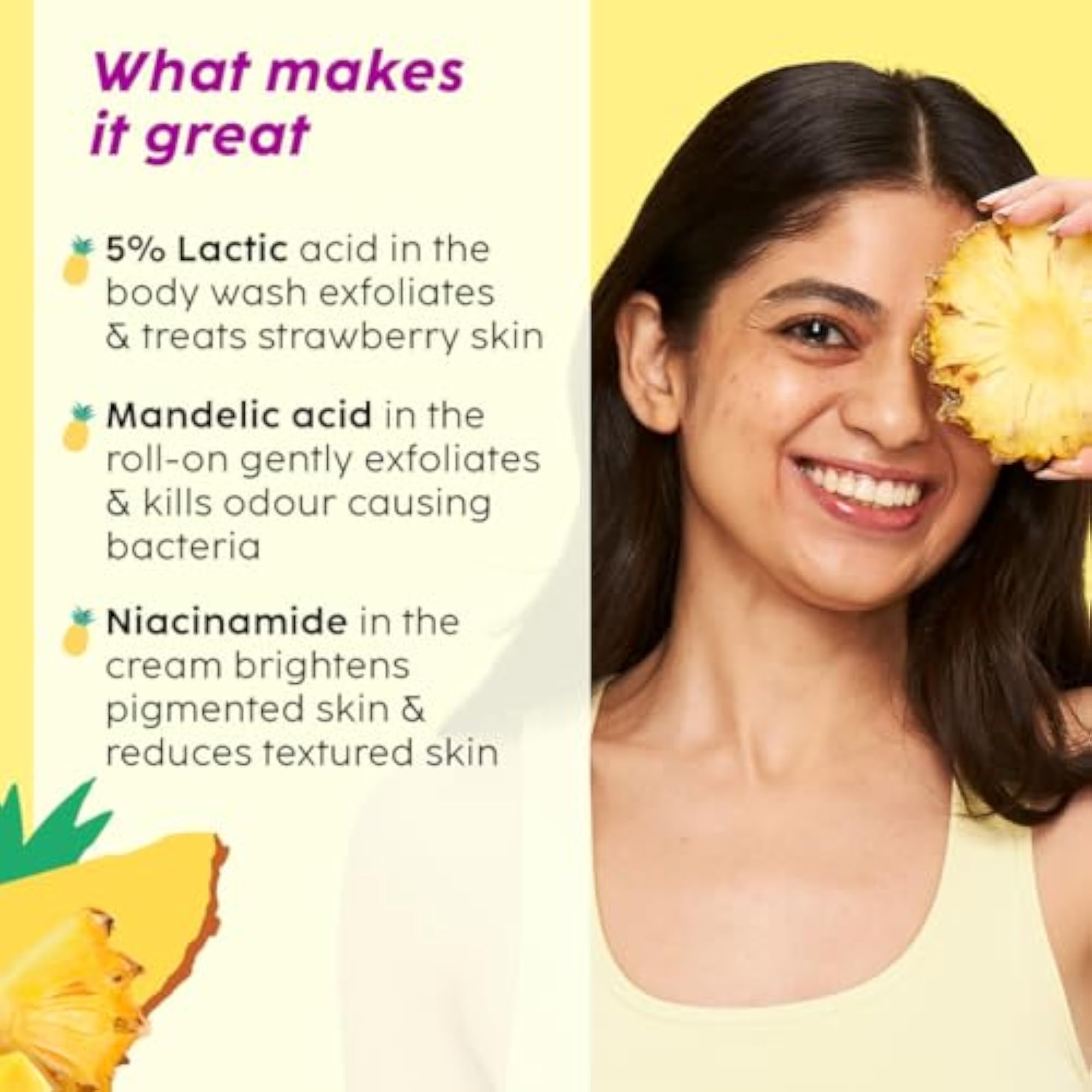 Pineapple De-Pigmentation Body Care Regime