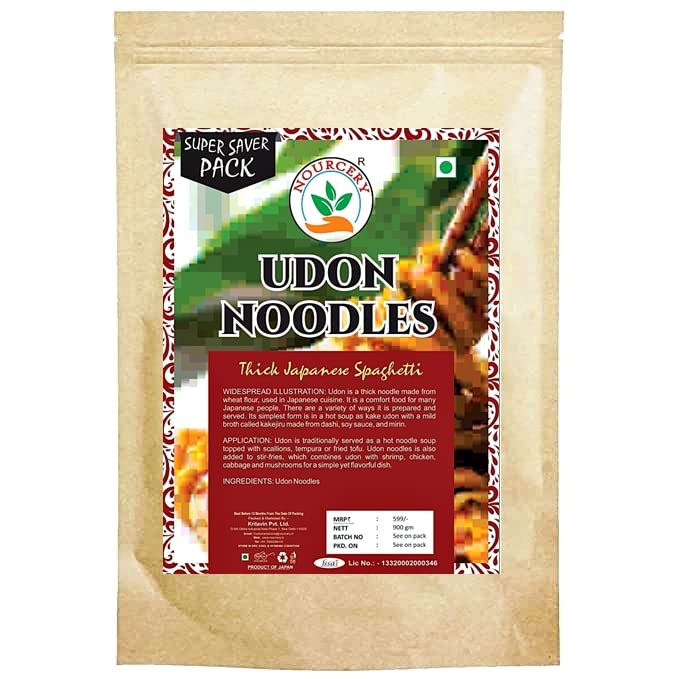 Nourcery Udon Noodles, 900Gm (Japanese Wheat Spaghetti) (B0B464JFBK) Amazon Price History, Amazon Price Tracker