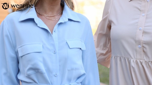 chiffon button down shirt dress Women's Chiffon Button Up Shirt Dress