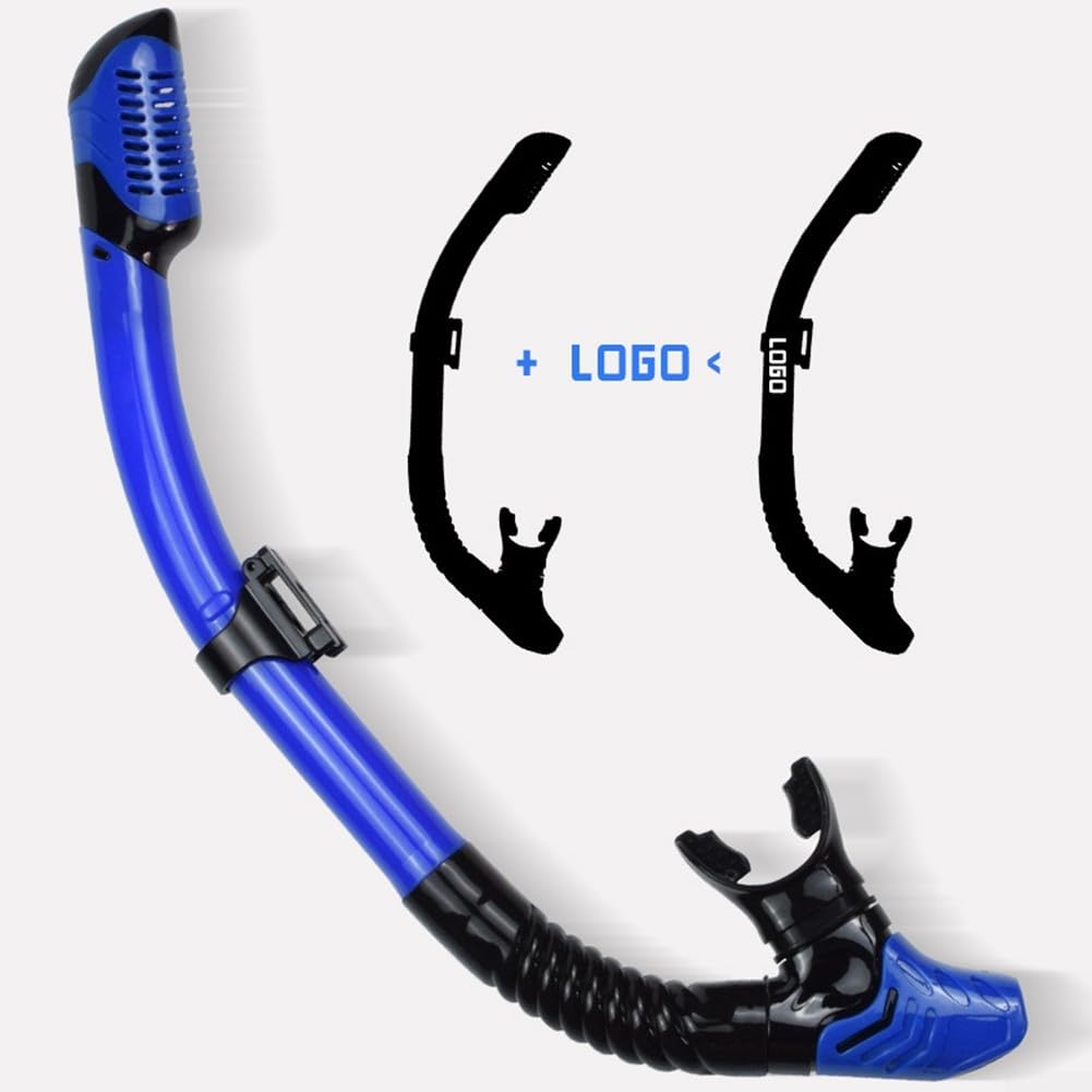 Schnorchelset Erwachsene: verstellbare Maske, Dry Top Schnorchel & offene Ferse Flossen Set für Tauch- und Schwimmabenteuer in Blau, Schwarz, Grün oder Gelb