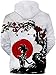 FLYCHEN Sudadera con Capucha Impresa en 3D Dragon Ball para Hombre Goku...