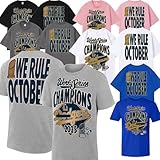 [XUPENG] ドジャース 2025 ワールドシリーズ チャンピオンズ ロッカールーム Tシャツ 選手と同じロッカールームスタイル 優勝の瞬間を体感できる特別デザイン 落ち着いた色合いで普段使いにも最適 非公式 (グレー,L)