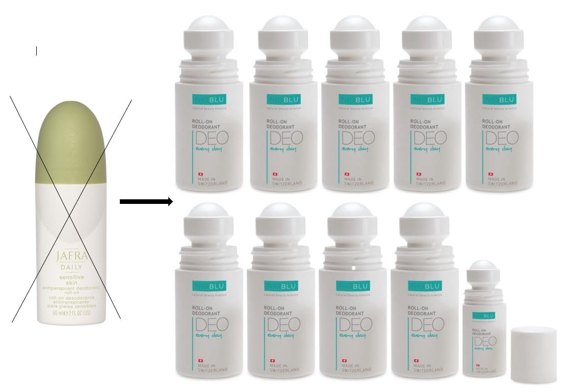 NIOBLU Deodorant Roll-on 10er Set, 10x50ml