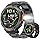 GPS Smartwatch Militare Uomo Impermeabile 3ATM con Torcia LED Bussola, 1,45" HD Rugged Smartwatch Orologio con Chiamate Bluetooth, Fitness Watch con Cardiaca SpO2 Notifiche WhatsApp per Android iOS