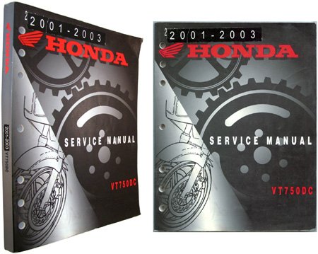 2001-2003 Honda Service Manual VT750DC