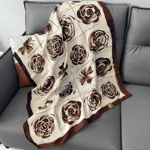 Image of Viscose Scarf for Women | Lightweight & Long | Stole for Women - Stylish Design | Neck Scarf, Hair Scarf, & Head Scarf for Women & Girls | All Season Accessory