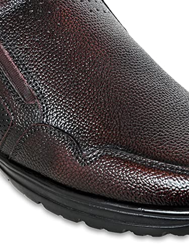 Image of Allen Cooper Men's Black Genuine Leather Loafers |Slip-On Formal Shoes | Comfortable Office Moccasins for Men