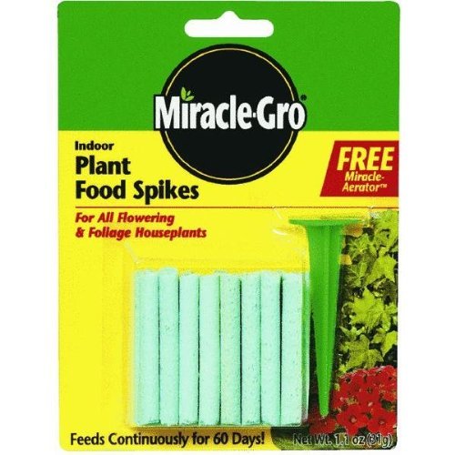 Plant Food Spikes, 6-12-6 Formula, 1.1-oz.
