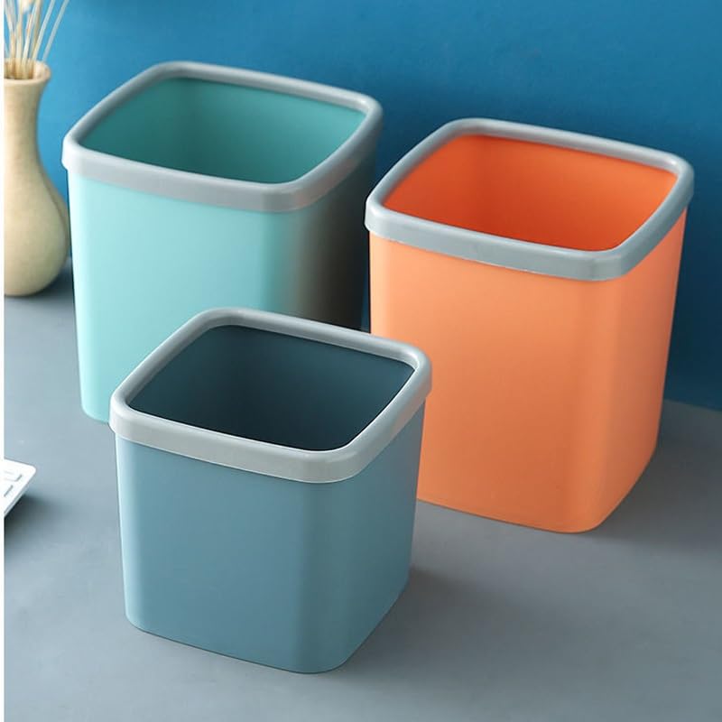Cubo con anillo de presión pequeño para basura de hogar y mesa 3