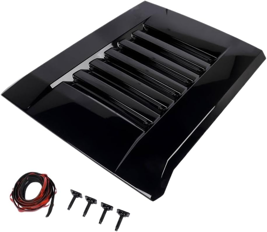 Hood Scoop Hood Bulge Gloss Black Compatible with Tacoma 2.4L 2024 2025 Part Number 76181 AK900
