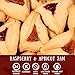 Shortbread Cookies Filled with Apricot and Rasperry Jam | Fruit Cookies, Gourmet Cookie Gifts | Kosher, Dairy Free, Nut Free | 22 oz Stern’s Bakery