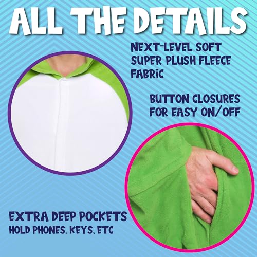 image for Funziez! Adult Onesie Halloween Costume - Animal and Sea Creature - Pl