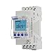 Theben 6100130 TR 610 top3 - Digital, 1 Channel time Switch with Weekly Program, App programmable, Perfect for LED, DIN Rail, Timer