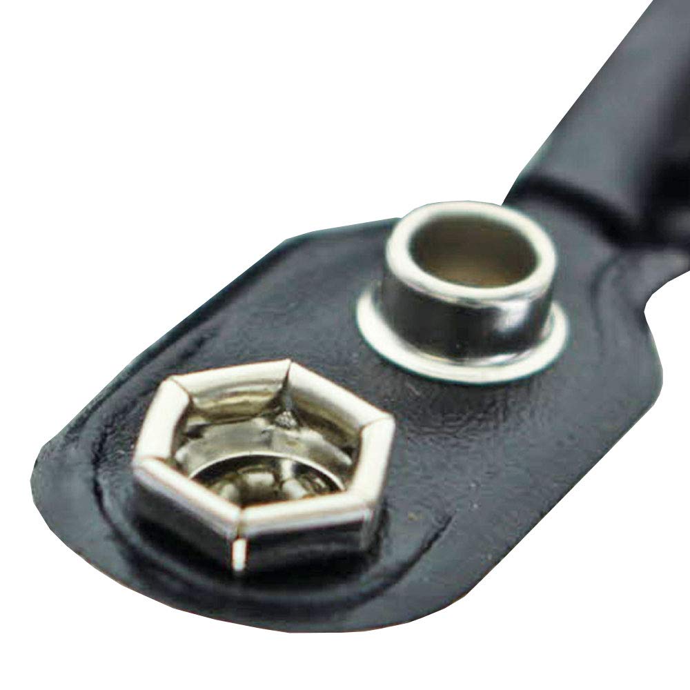 AccuCell Bloc d'alimentation universel avec connecteur de batterie 9 V, parfait pour remplacer les piles ou batteries classiques de 9 V