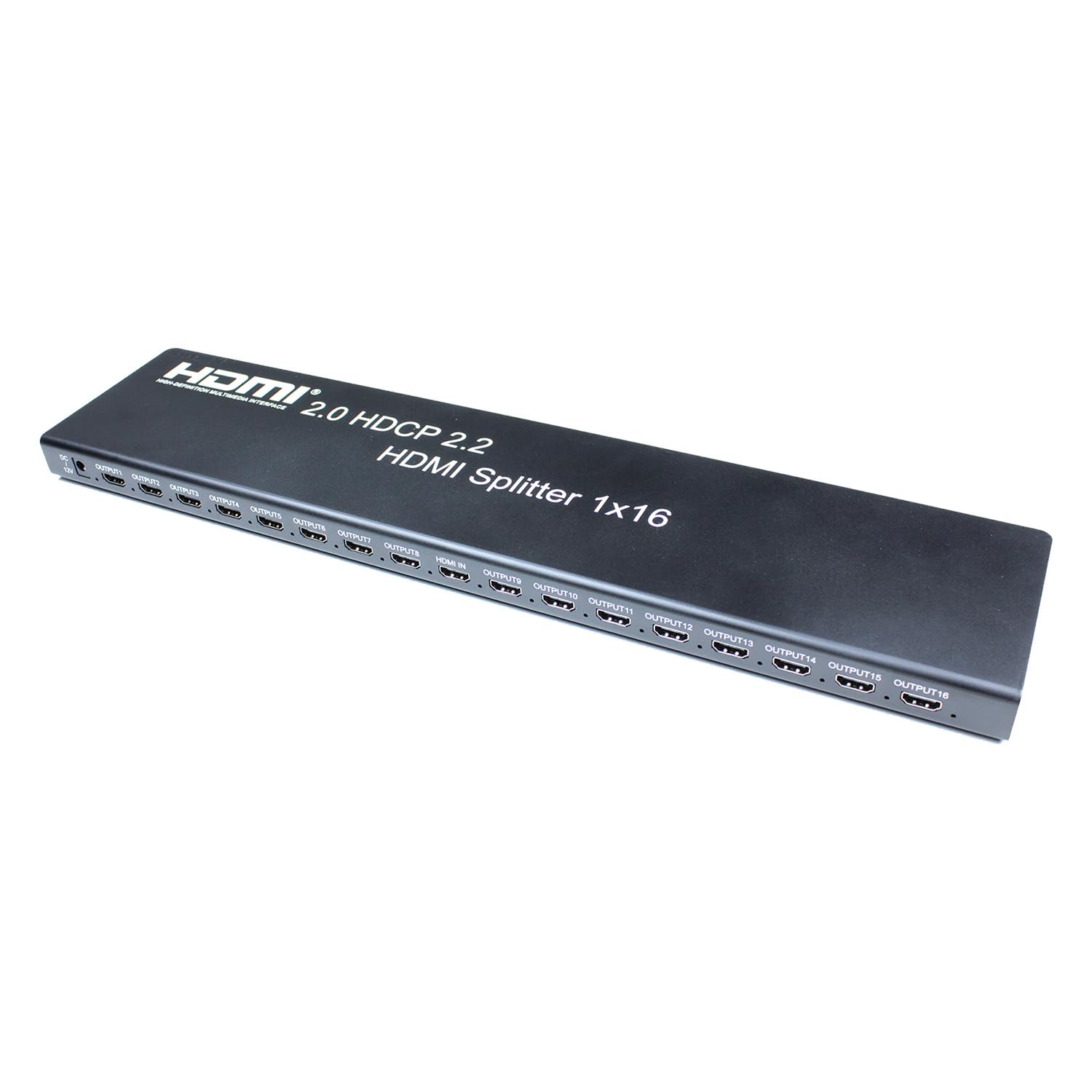 KIMEX Splitter HDMI2.0 & HDCP2.2 1 entrée-16 sorties EDID RS232 4K60Hz