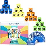 Blue Panda Sports Spring Toys, Kids Birthday Party Favors (1.75 x 2 in, 24 Pack)