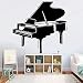 Decorazioni Per La Casa Adesivi Murali Per Pianoforte Strumenti Musicali Adesivi In ​​Vinile Adesivi Murali Musicali Per Camerette Per Bambini 59X57Cm