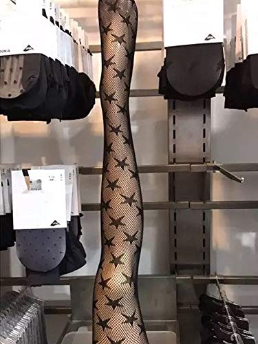 Fishnet Das Mulheres,Baugger Sexy Women Fishnet Pantyhose Estrelas Padrão Meias Meias Pentagram Body