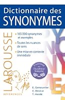 Dictionnaire des synonymes Larousse 2035894646 Book Cover