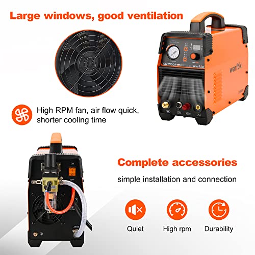 Plasma Cutter Pilot Arc,120/240V Dual Voltage Non Touch Plasma Cutting Machine, Max Cutting Thickness 14Mm, Clean Cutting Thickness 10Mm In 65Psi #TOP1