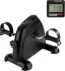 Mini Bicicleta Ergométrica New Speed – Pedal Portátil para Pernas e Braços com Display LCD