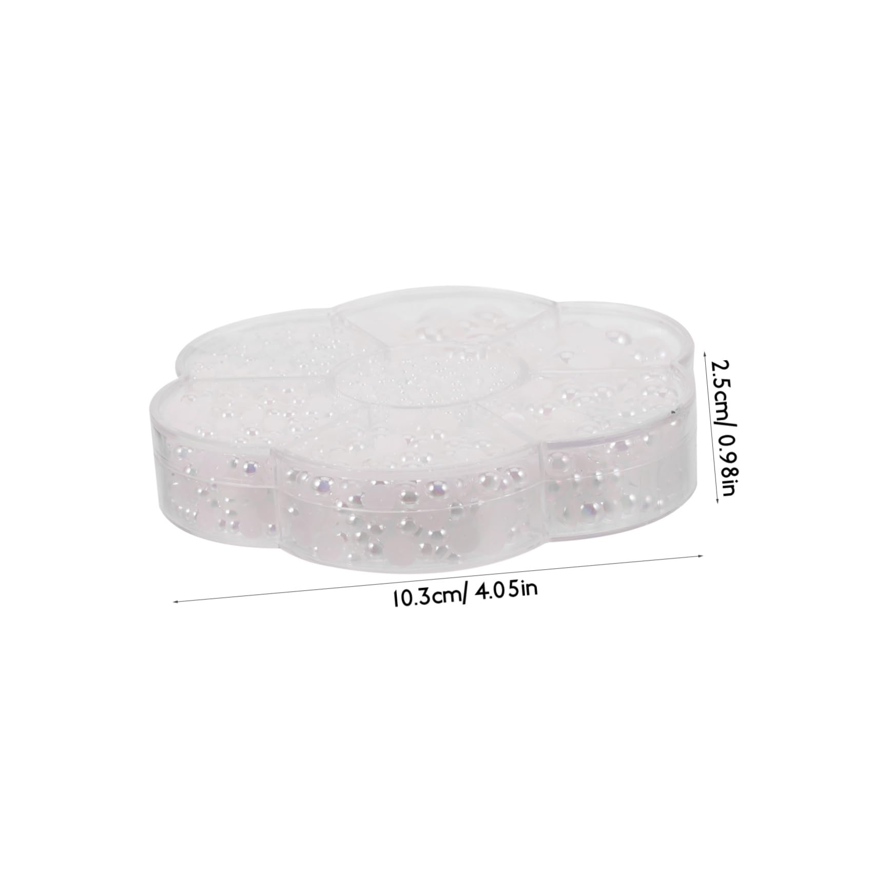 FOMIYES Unique Chic Nail Charms Half Circle Pearl Nail Art Set Pearl Nail Charms for Women DIY Nail Art Pearls