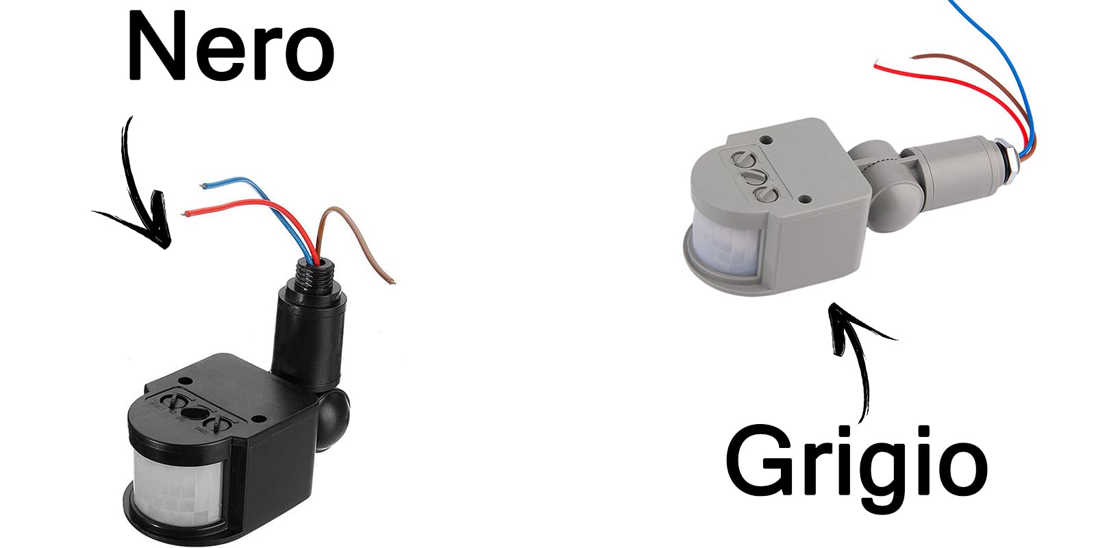 Sensore PIR Rilevatore Movimento - 12m Portata, 180° Angolo, Regolabile, Per Luci LED E Antifurti - Foto 4