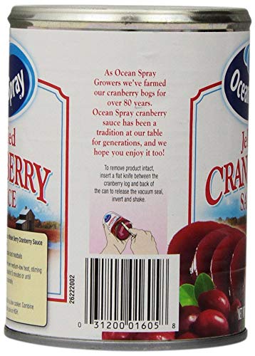 Ocean Spray, Jellied Cranberry Sauce, 14 Ounce (Pack Of 6) #TOP2