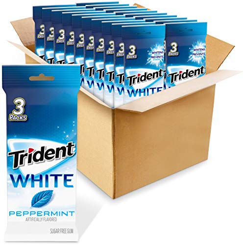 Trident White Peppermint Sugar-Free Chewing Gum, 60 Packs of 16 Pieces - image 1