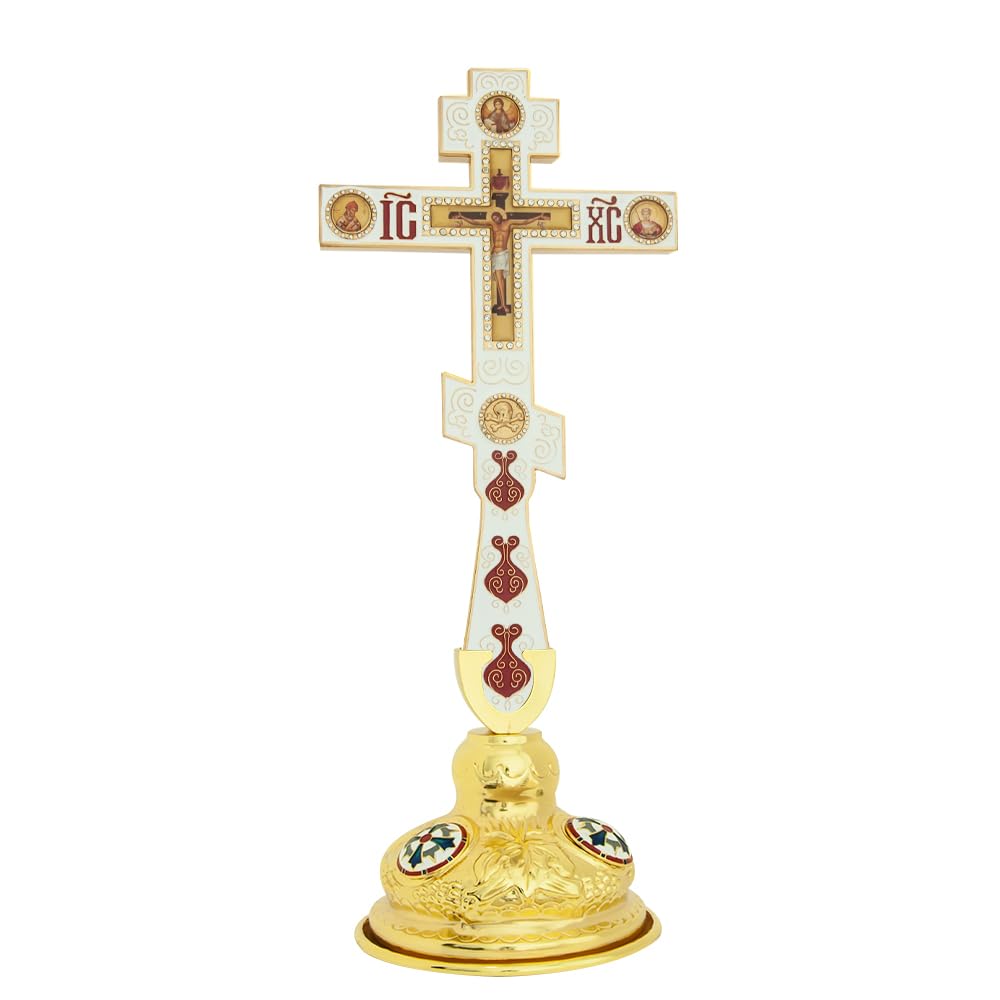 RZRHMUHN Orthodox kruis, Russisch-orthodoxe muur kruis, Jezus Cross