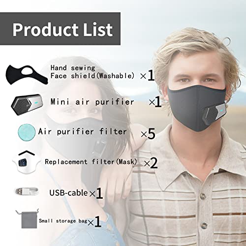 Rsenr RO-0126 Personal Wearable Air Purifiers,Travel-Size Air Purifiers,Head-Mounted Portable Mini Air Purifier,Used thumb #5