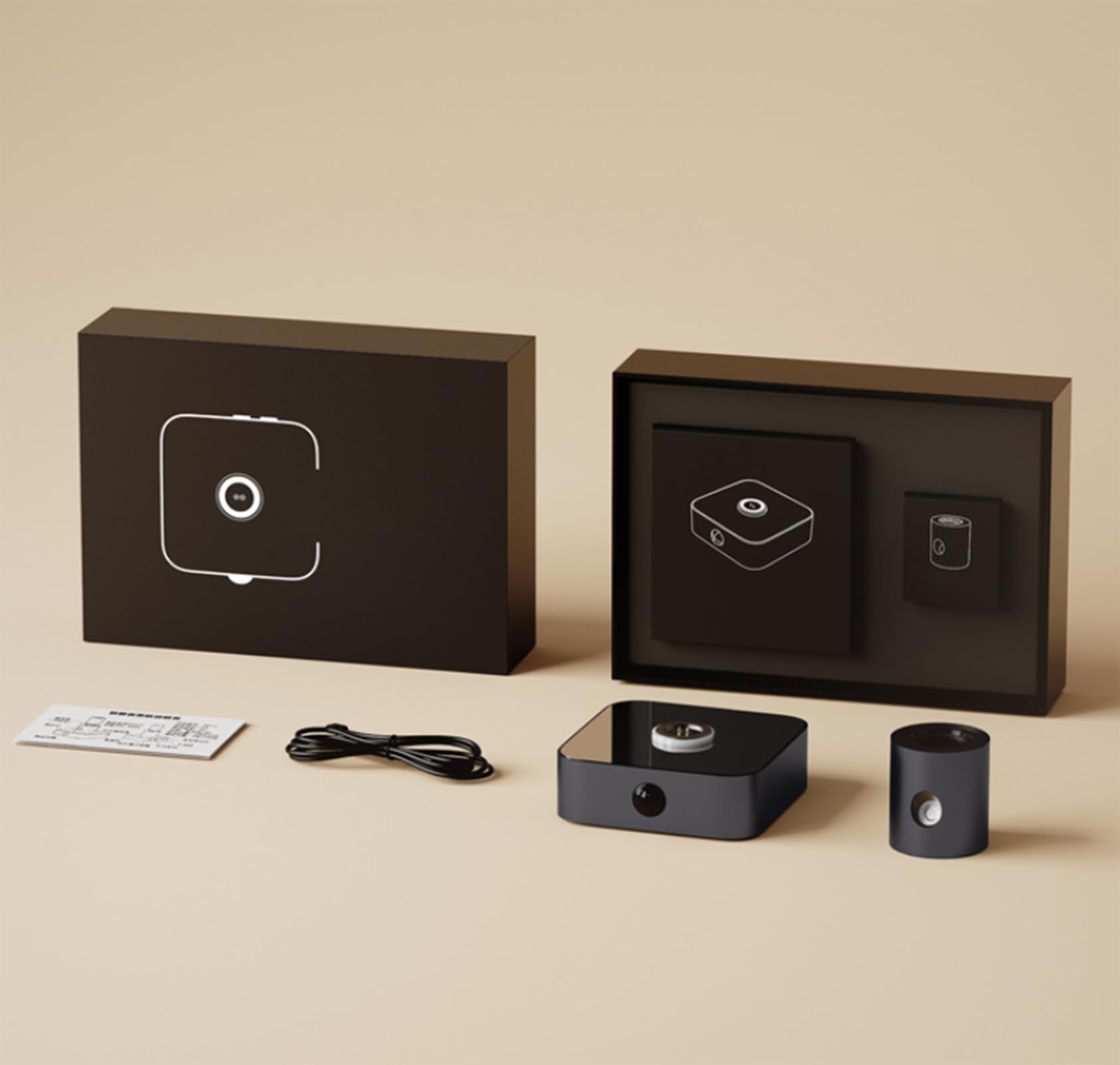 KASTWAVE Waterless Diffuser for Essential Oils, Nebulizing Aromatherapy Diffuser with Human Body Sensing, Super Quiet, Cordless, Portable, Battery Operated, Includes 2 Replacement Caps (White)