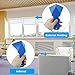 Moicstiy 4 Pcs Drywall Trowel Plastic Inside Corner Trowel Tool for Drywall Tools Corner Trowel Building scraping(Blue)