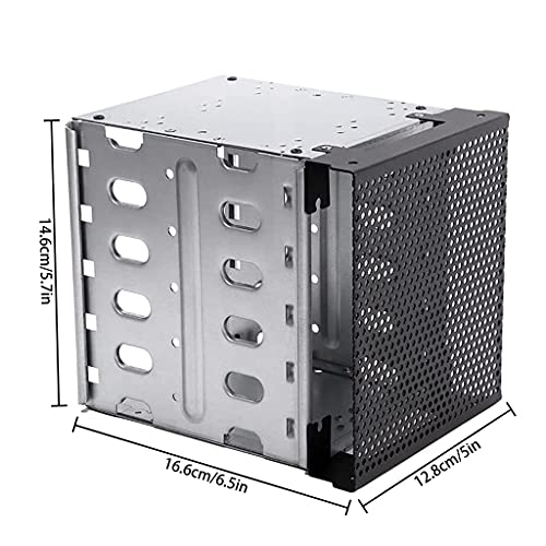 Cage de disque dur en acier inoxydable Premium - Rack de rangement durable pour unité PC