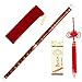 Kmise Bamboo Flute Dizi Traditional Handmade Chinese Musical Instrument Vintage Dizi (D Key)