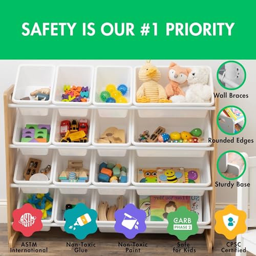 image for Humble Crew Supersized Toy Storage Organizer with 16 Removable Bins, N