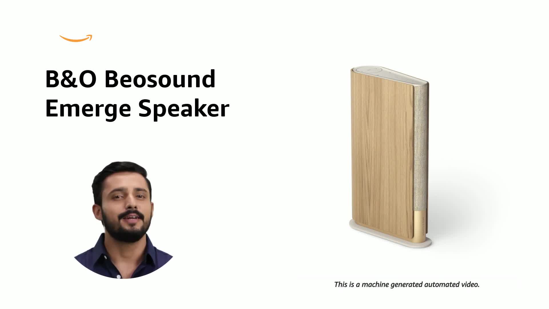 美品箱入Bang&Olufsen Beosound Emerge 高級 Bang & Olufsen Beosound Emerge Wireless Bookshelf Wi-Fi Speaker