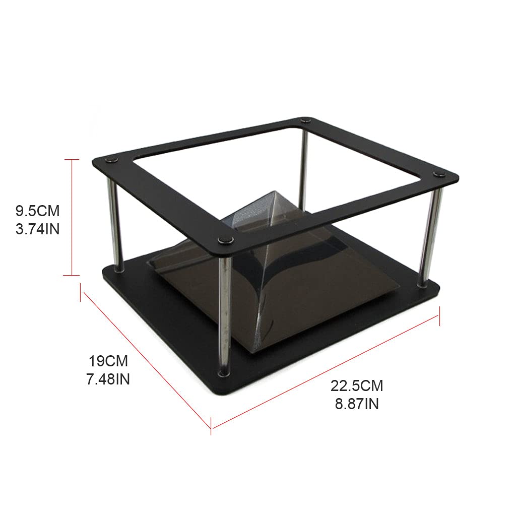 Pad Tab-let PC 3D Holo-graphical Hologram Display Stand Projector Py-ramid Personal Entertainment Present Display Projector