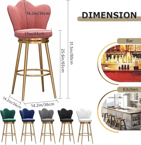 Tabourets de bar pivotants pour îlot central et table haute de cuisine